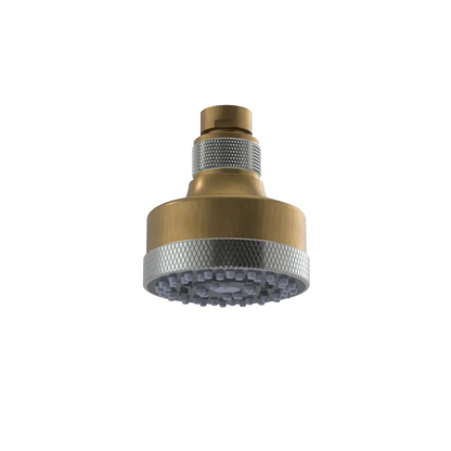Rubinet 3 FUNCTION SHOWER HEAD Antique Brass Matt
