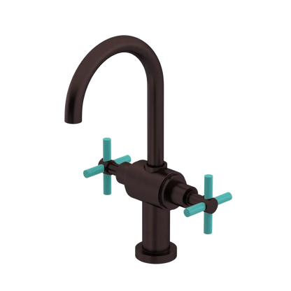 Rubinet Single Hole Dual Handle Lav. Set with LaSalle Spout (less drain) Oil Rubbed Bronze