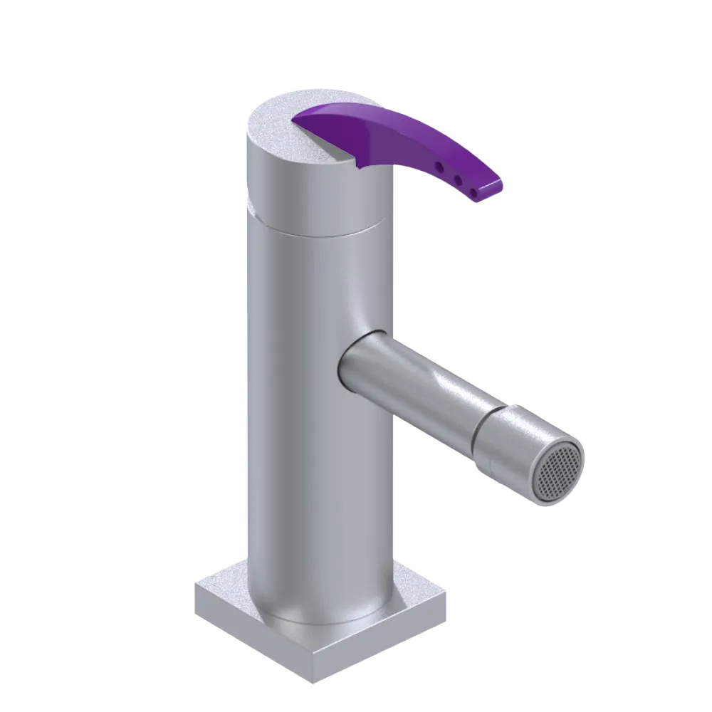 Rubinet Single Control Bidet Fitting (less drain) Satin Chrome