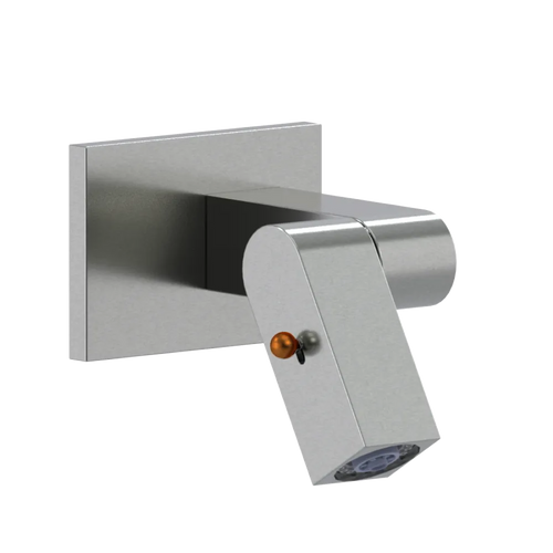 Rubinet Wall Mount Bidet & Foot Rinse with Dual Function Spray Satin Nickel