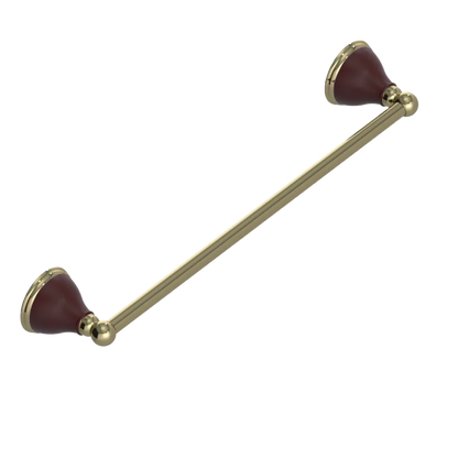 Rubinet Towel Bar 18" Natural Brass