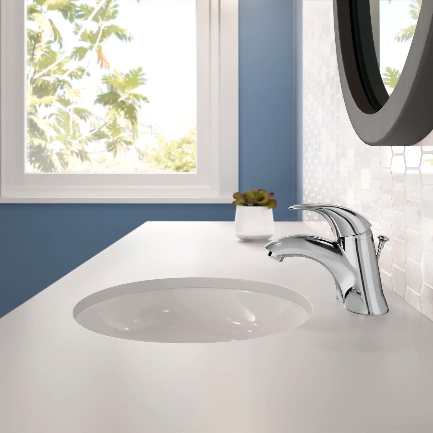 American Standard Reliant 3® 4-Inch Centerset Single-Handle Bathroom Faucet 1.2 gpm/4.5 L/min With Lever Handle
