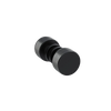 Rubinet Shower Door Knob (set) Matt Black