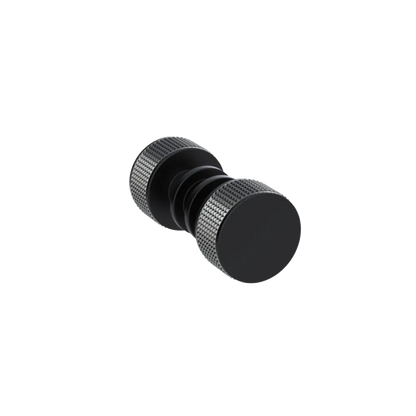 Rubinet Shower Door Knob (set) Matt Black