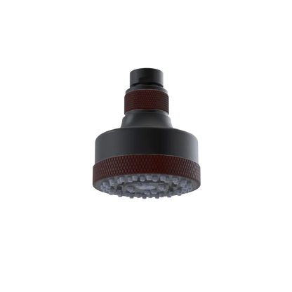 Rubinet 3 FUNCTION SHOWER HEAD Matt Black