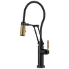 Brizo Smarttouch Articulating Kitchen Faucet With Finished Hose