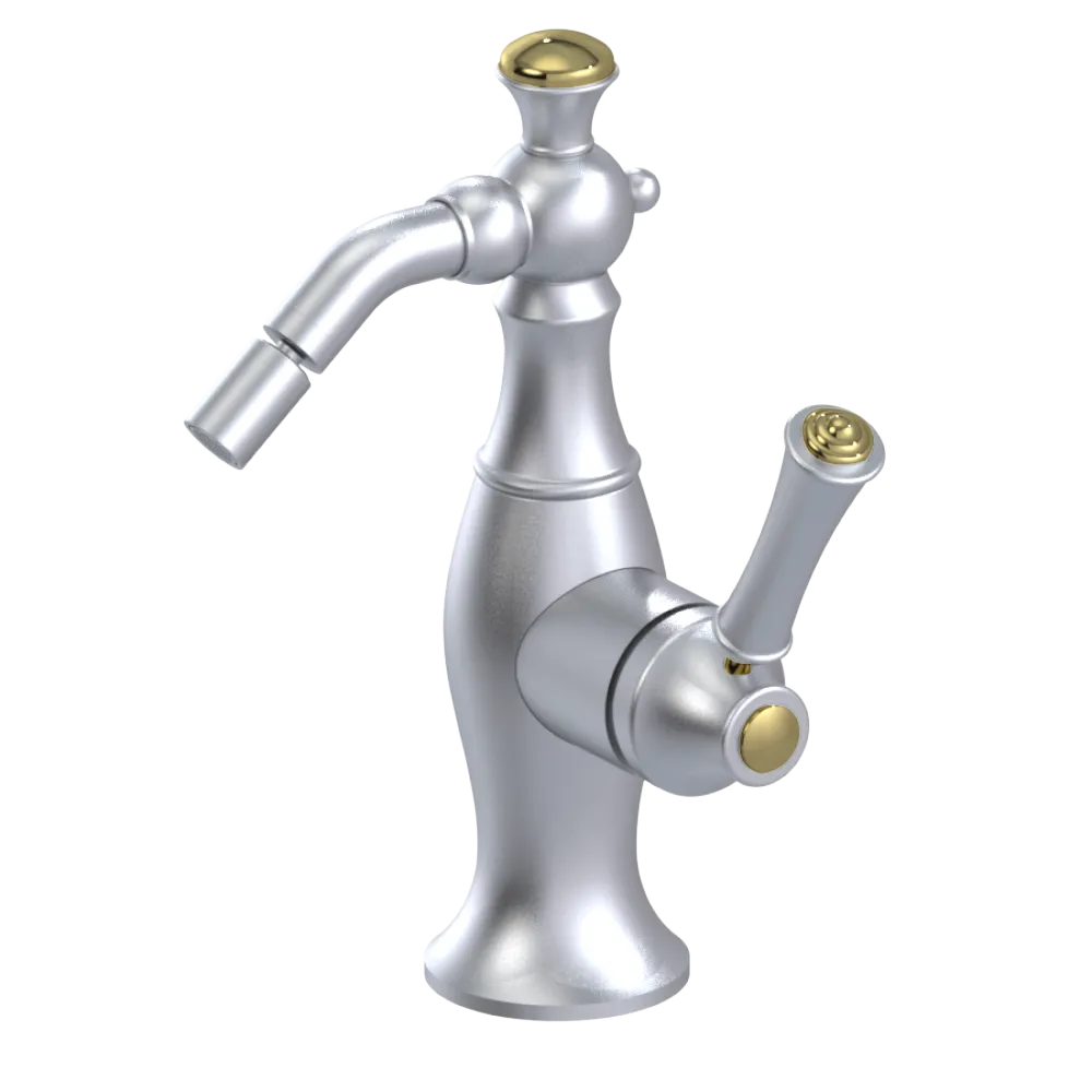 Rubinet Single Control Bidet Fitting (less drain) Satin Chrome