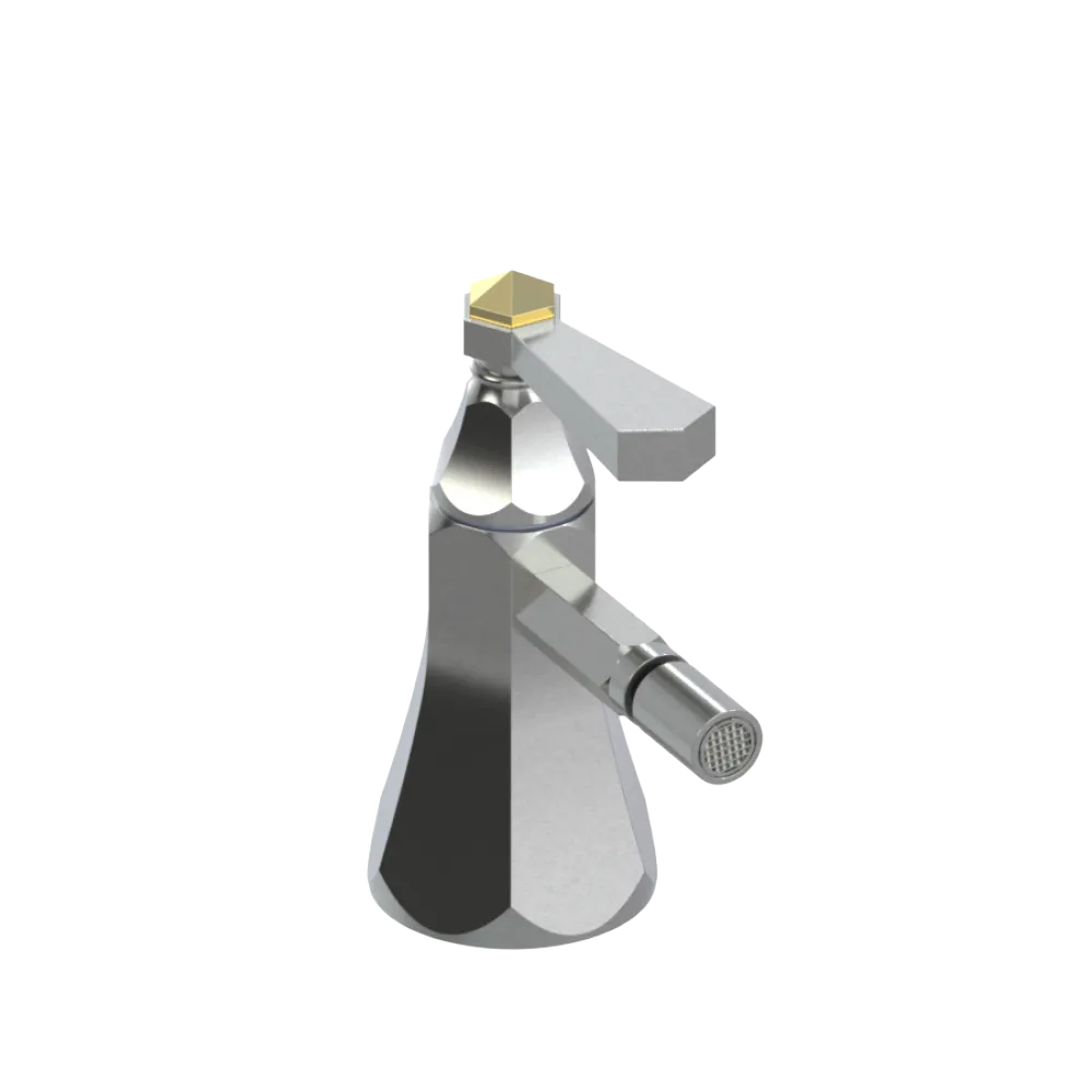 Rubinet Single Control Bidet Fitting (less drain) Satin Nickel
