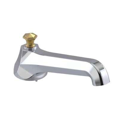 Rubinet Tub Filler Spout Deck Mount Chrome