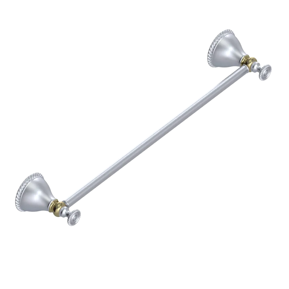 Rubinet Towel Bar 24" Satin Chrome