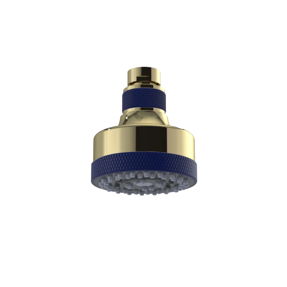 Rubinet 3 FUNCTION SHOWER HEAD Natural Brass