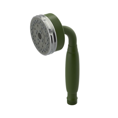 Rubinet 3 Function Hand Held Shower Only Green Envy