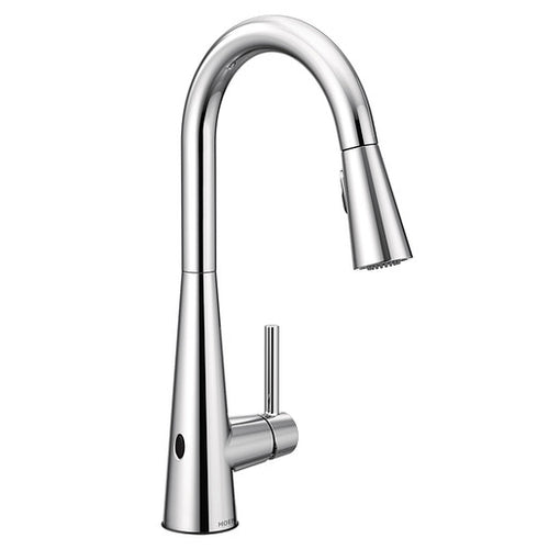 Moen Sleek MotionSense Wave One-Handle Pulldown Touchless Kitchen Faucet