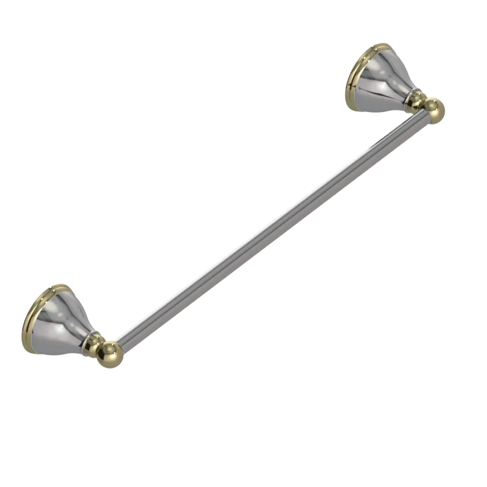 Rubinet Towel Bar 24" Polished Nickel