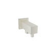 Baril Square wall-mounted 1/2" F supply elbow with integrated volume control