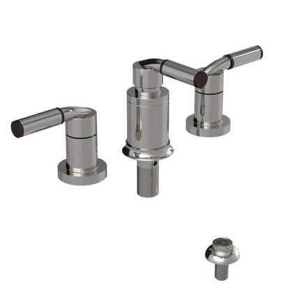 Rubinet Bidet Fitting with Spray, Diverter, and Vacuum Breaker (less drain) Polished Nickel
