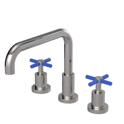 Rubinet Widespread Kitchen Set Polished Nickel