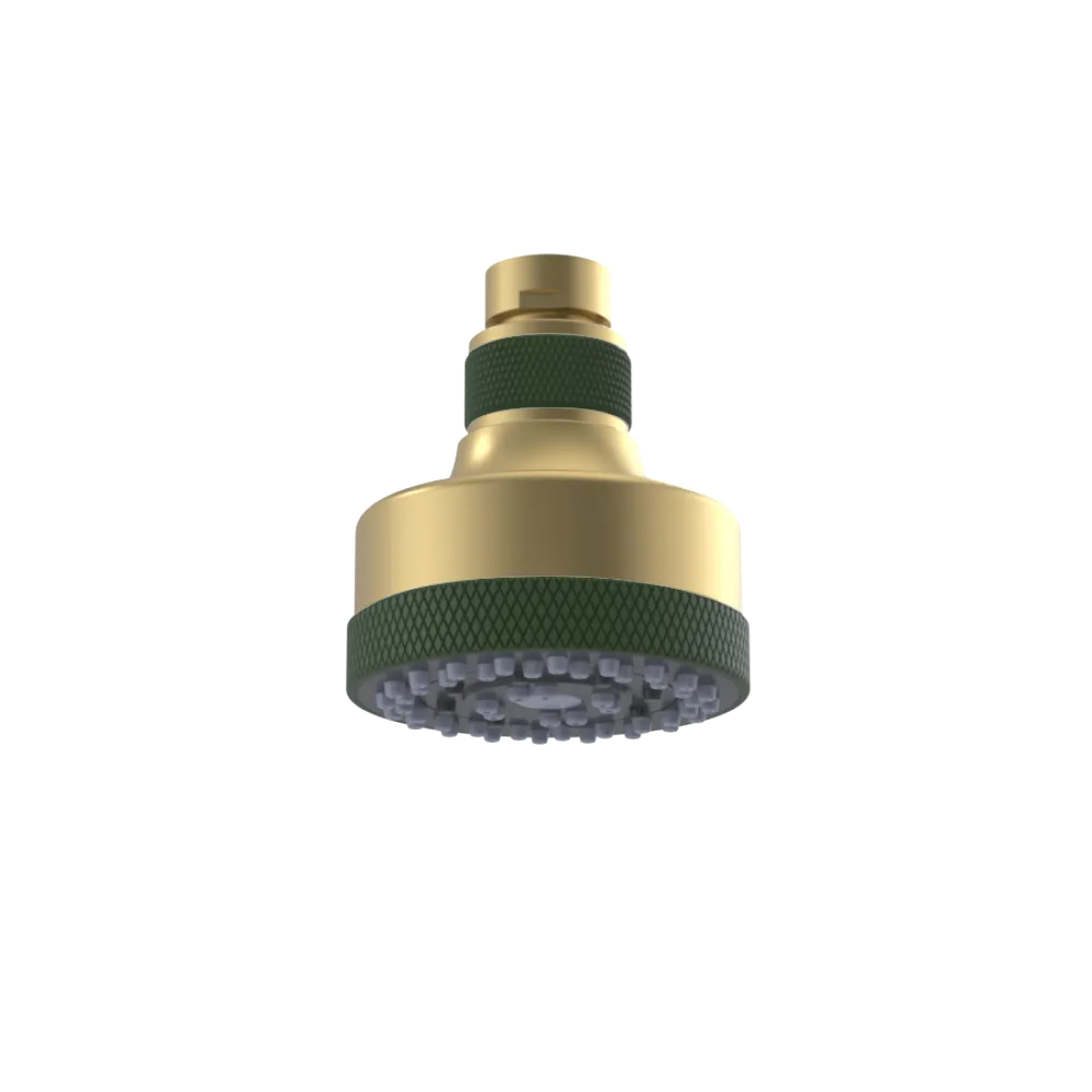 Rubinet 3 FUNCTION SHOWER HEAD Satin Brass