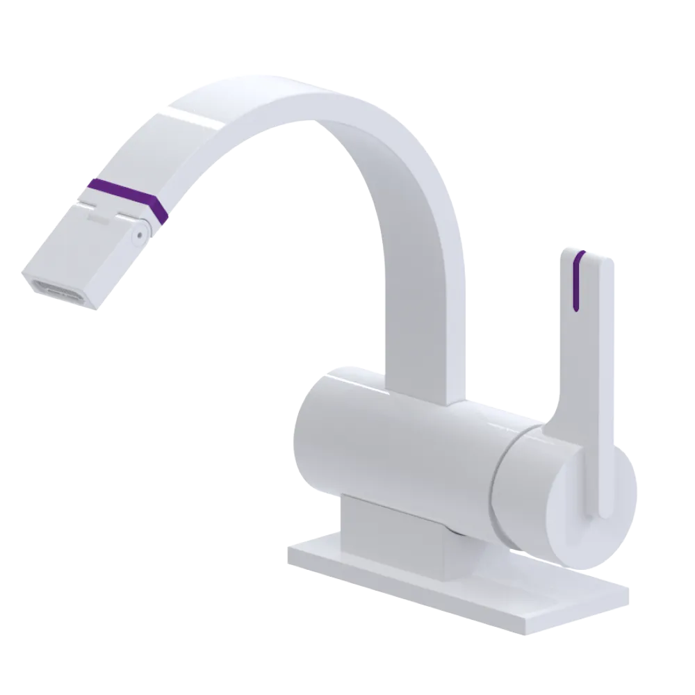 Rubinet Single Control Bidet Fitting (less drain) White