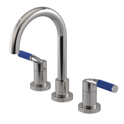 Rubinet Widespread Lav. Set. (less drain) Polished Nickel