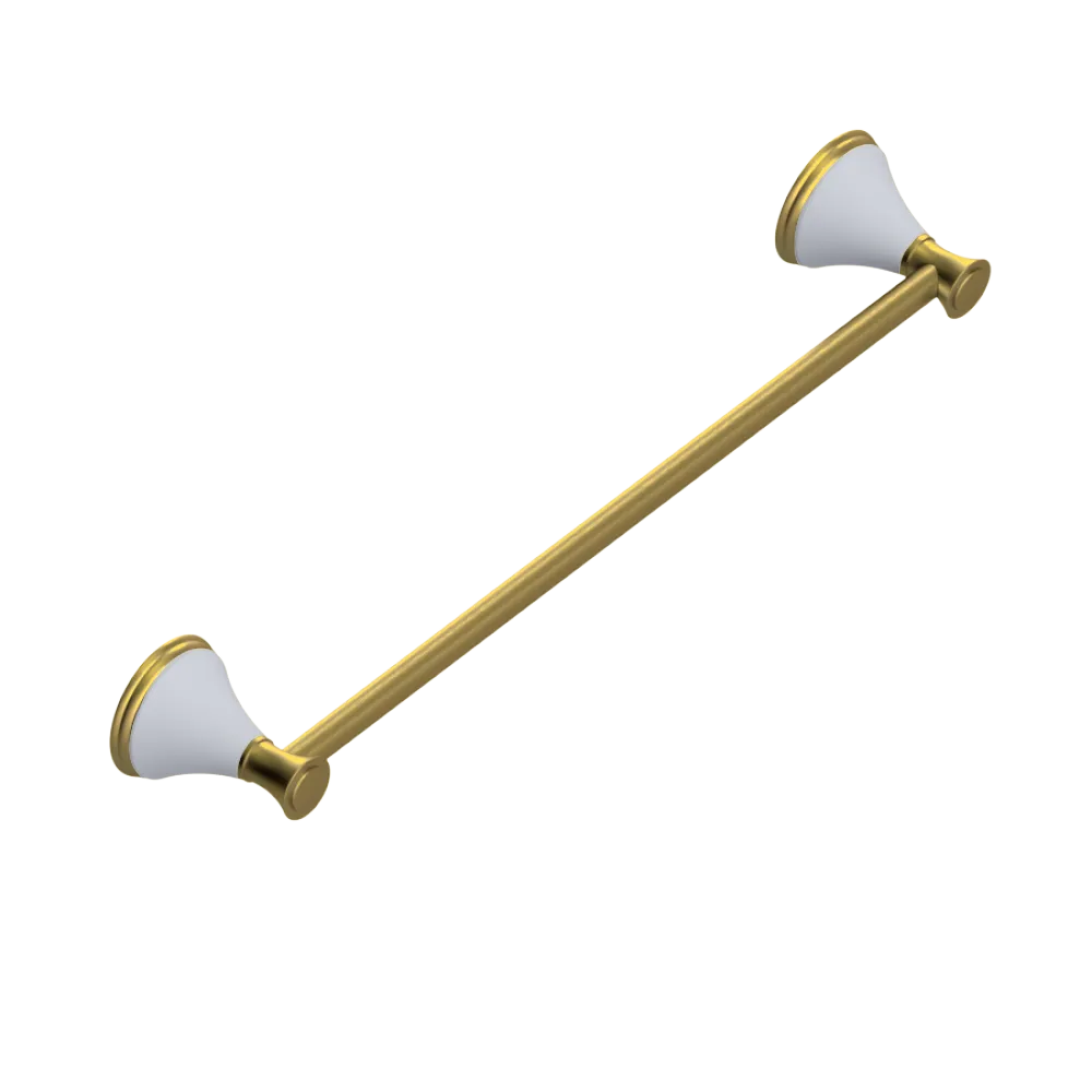 Rubinet Towel Bar 18" Antique Brass Matt