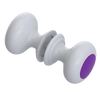 Rubinet Shower Door Knob (set) White