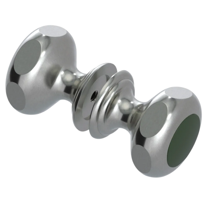 Rubinet Shower Door Knob (set) Satin Nickel