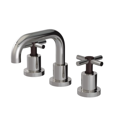 Rubinet Widespread Lav. Set. (less drain) Polished Nickel