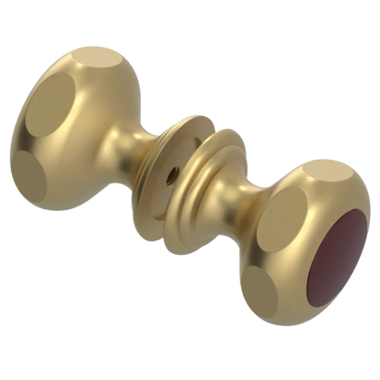 Rubinet Shower Door Knob (set) Satin Brass