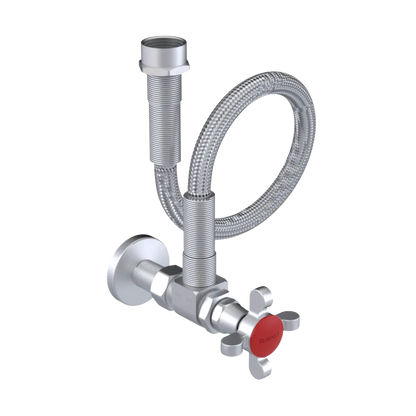 Rubinet Exposed Supply Kit (classic) Satin Chrome