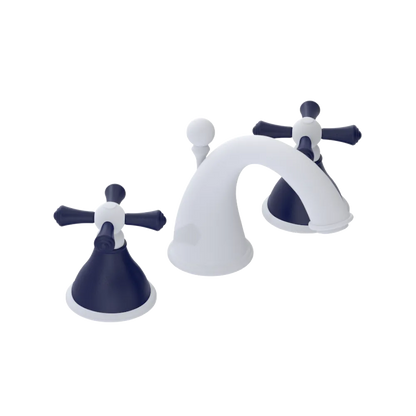 Rubinet Widespread Lav. Set. (less drain) Matt White