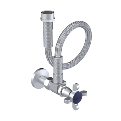 Rubinet Exposed Supply Kit (classic) Satin Chrome