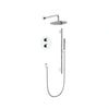 Aquaflo Rund 2-Way Thermostatic Shower Set