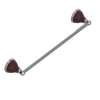 Rubinet Towel Bar 18" Satin Nickel