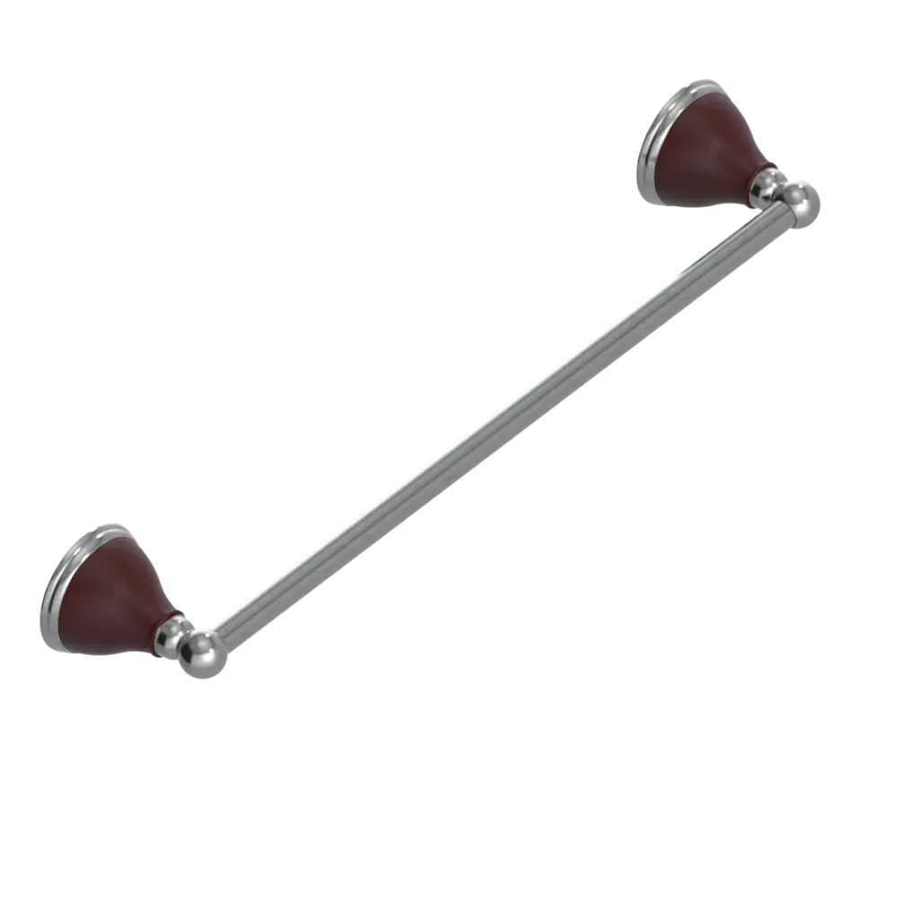 Rubinet Towel Bar 18" Satin Nickel