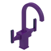 Rubinet Single Hole Dual Handle Lav. Set. (less drain) Purple Haze