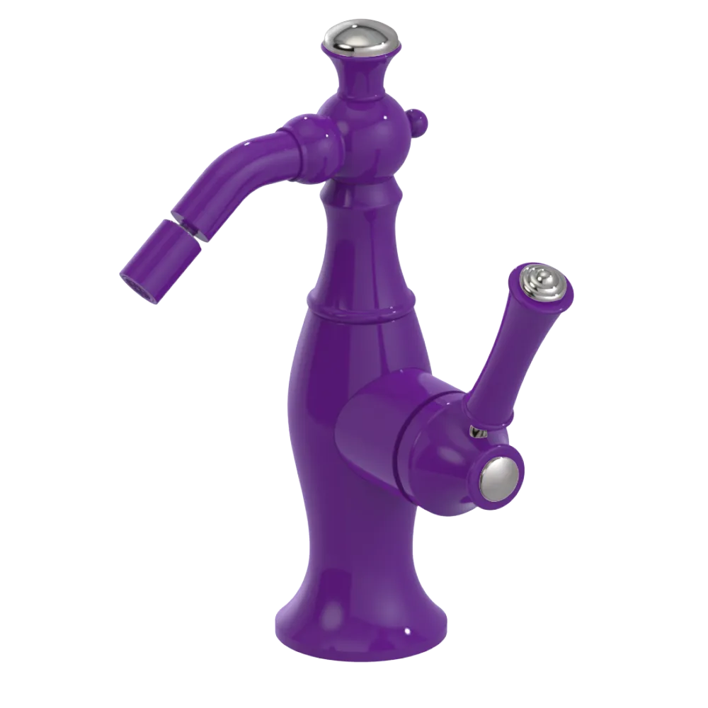 Rubinet Single Control Bidet Fitting (less drain) Purple Haze