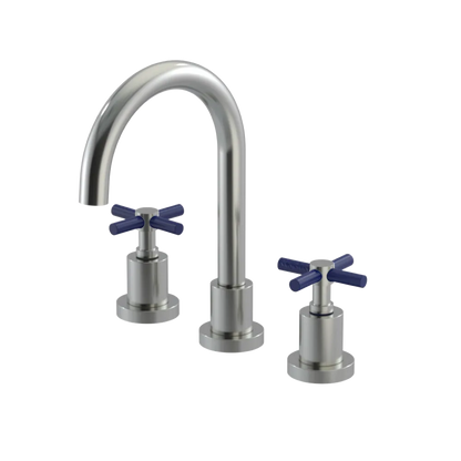 Rubinet Widespread Lav. Set. (less drain) Satin Nickel