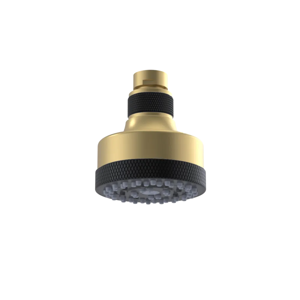 Rubinet 3 FUNCTION SHOWER HEAD Satin Brass