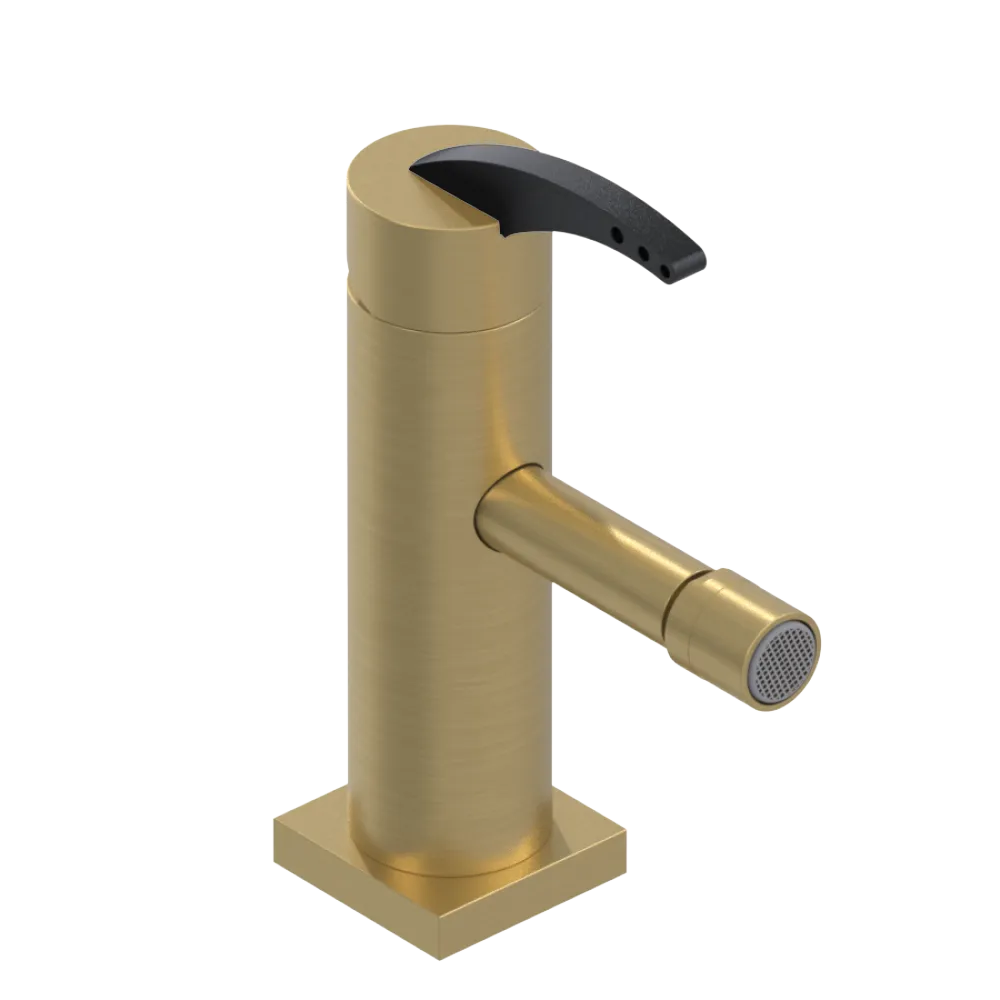 Rubinet Single Control Bidet Fitting (less drain) Satin Gold