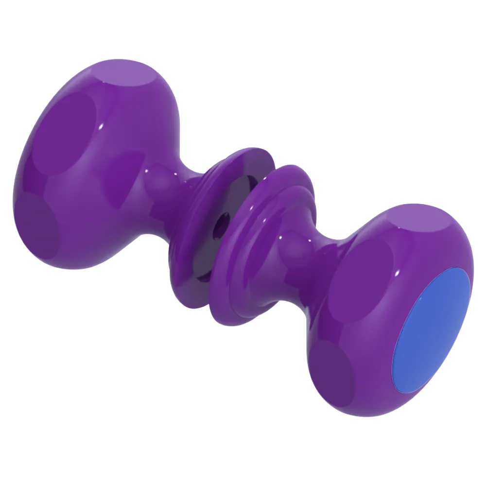 Rubinet Shower Door Knob (set) Purple Haze