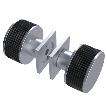 Rubinet Shower Door Knob (set) Satin Chrome