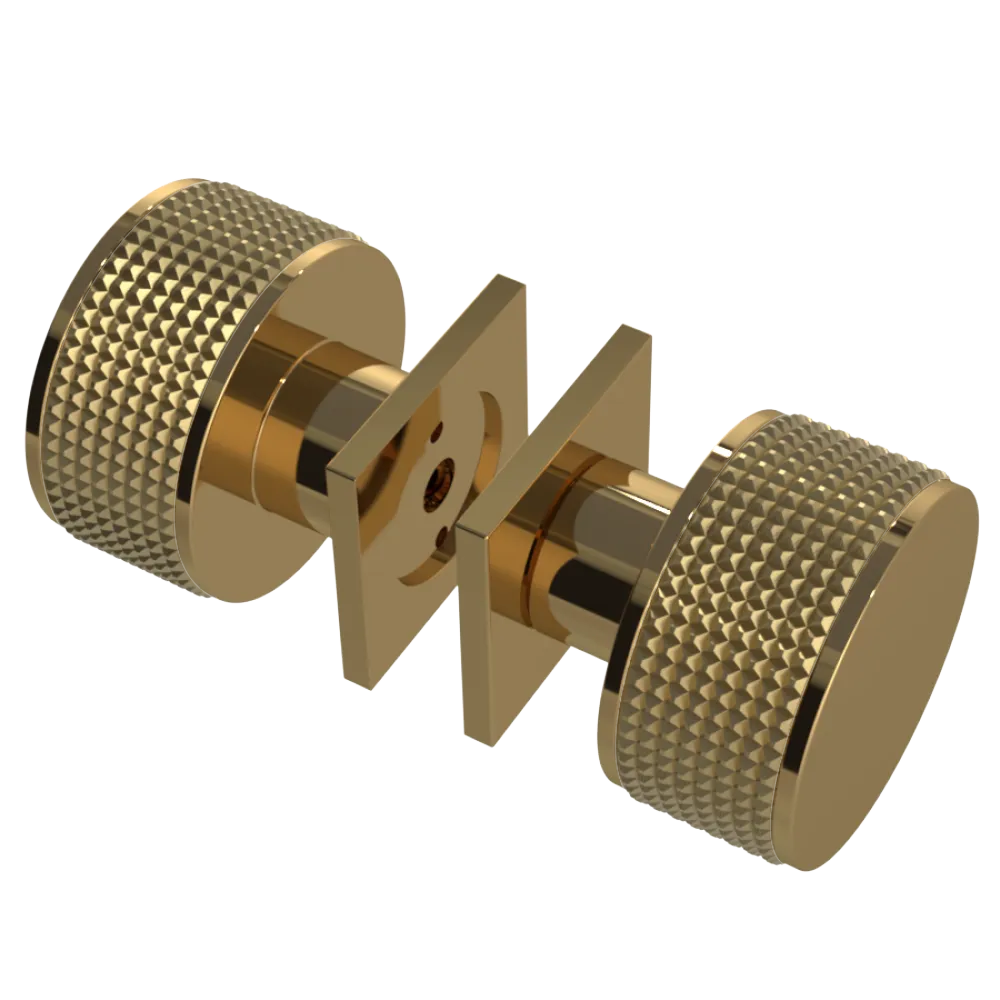 Rubinet Shower Door Knob (set) Gold