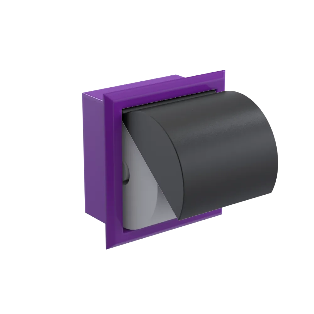 Rubinet RECESSED TOILET PAPER HOLDER Purple Haze