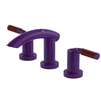 Rubinet Widespread Lav. Set. (less drain) Purple Haze