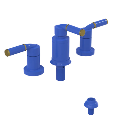 Rubinet Bidet Fitting with Spray, Diverter, and Vacuum Breaker (less drain) Blu Jean
