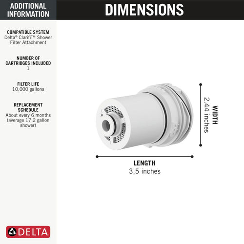 Delta Shower Filter Replacement Cartridge