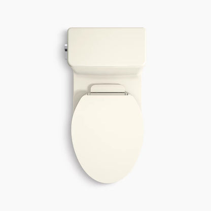 Reach® One-piece compact elongated toilet with skirted trapway, 1.28 gpf - Golzar Home