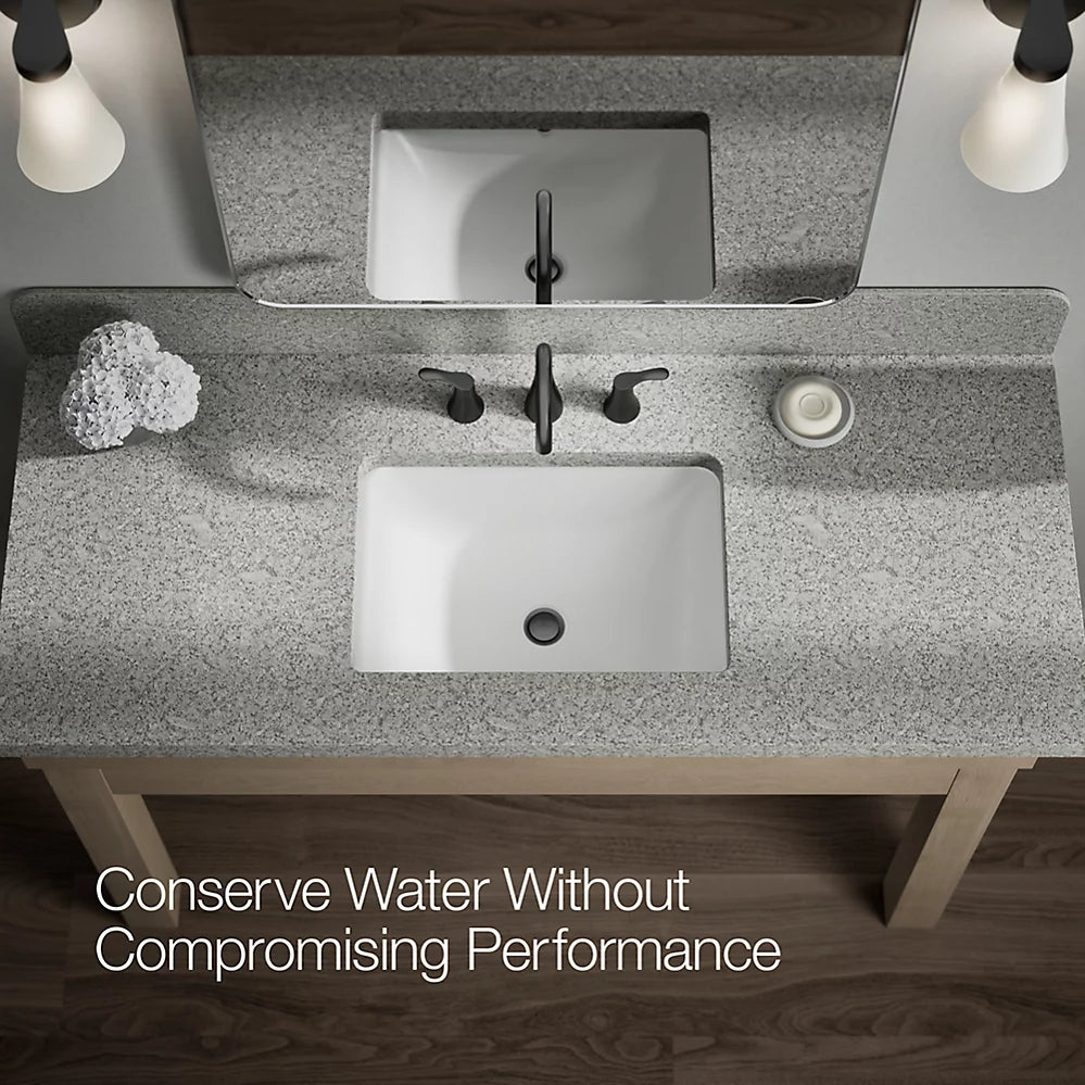 Simplice® Widespread bathroom sink faucet, 0.5 gpm