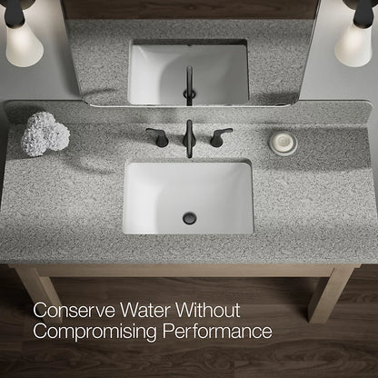 Simplice® Widespread bathroom sink faucet, 0.5 gpm